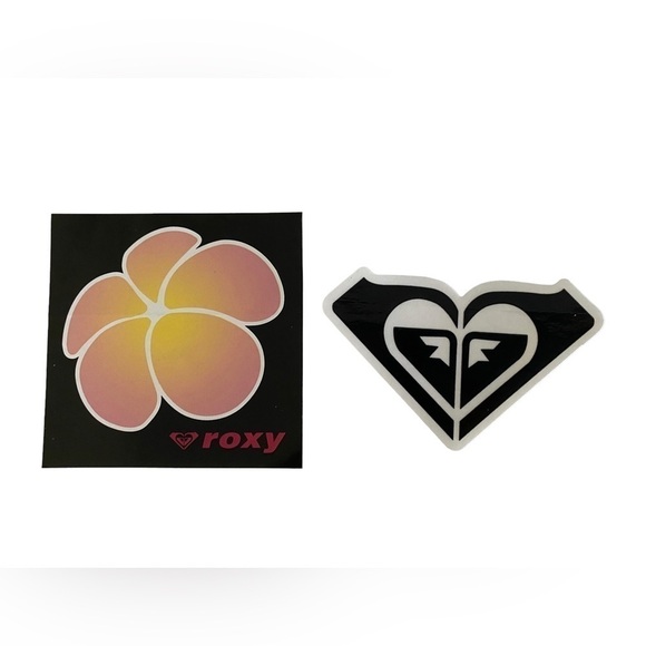 BUNDLE of 2 ROXY Surf Stickers - Picture 1 of 1